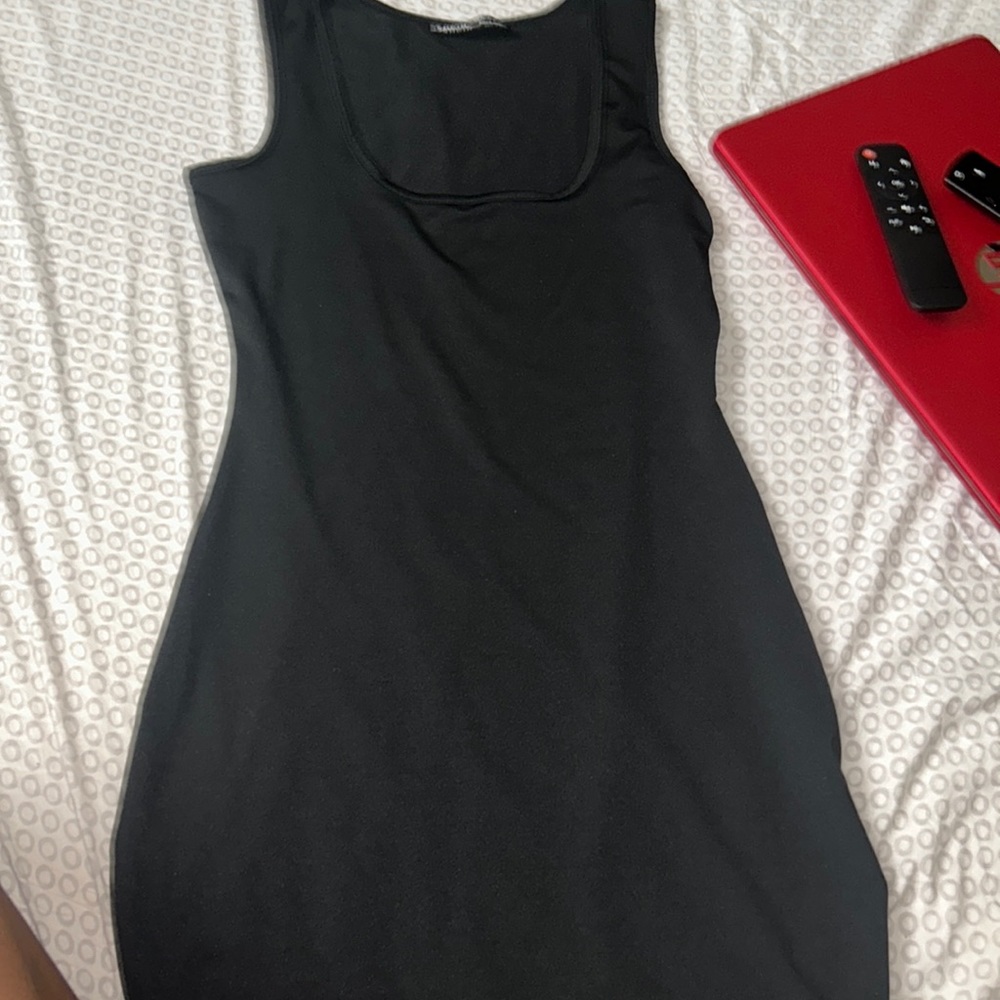 black dress